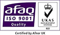 Certified by Afnor UK - IS09001
